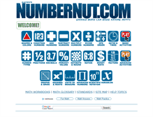 Tablet Screenshot of numbernut.com